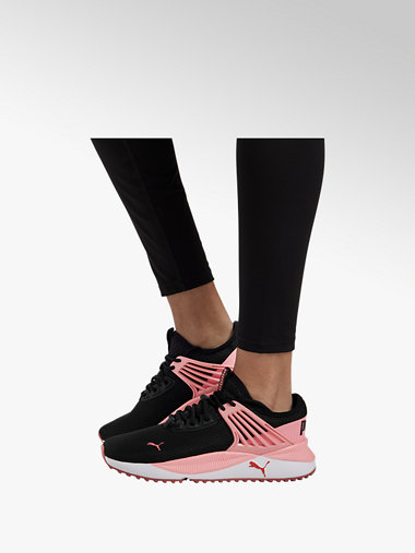 Puma schuhe damen schwarz rosa on sale